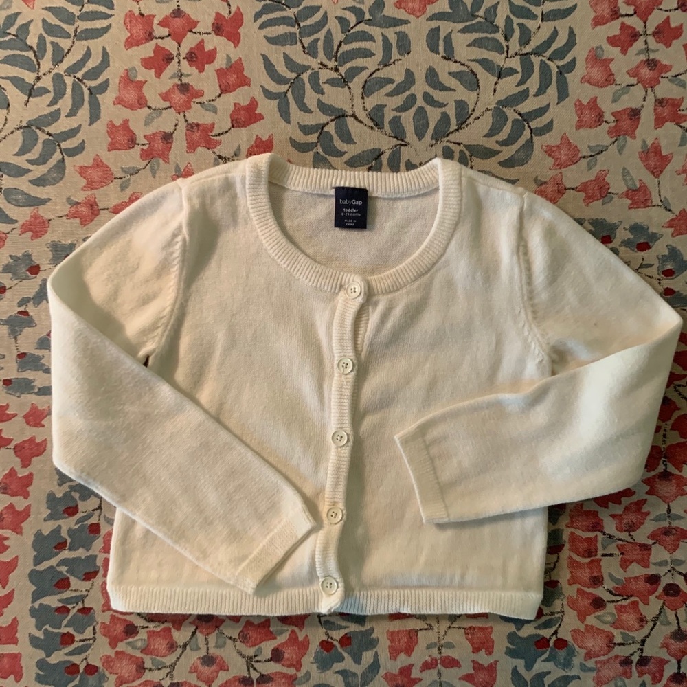 Cream cardigan
